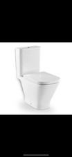 Roca The Gap Rimless C/C Rimless Open BK  Toilet Inc Pan Cistern Soft Close Seat