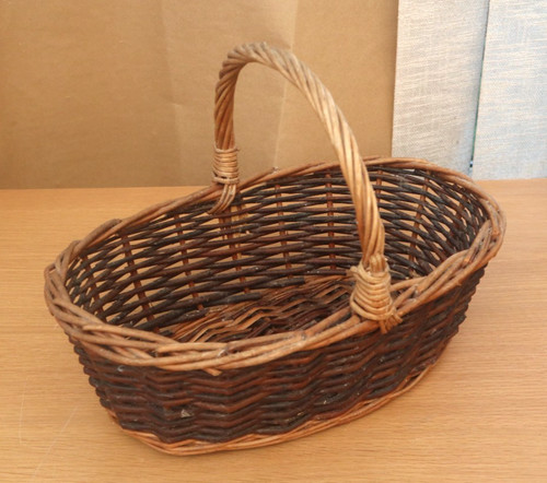 Vintage handwoven wicker - vintage,