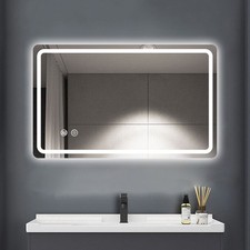 Large Bathroom LED Mirror With