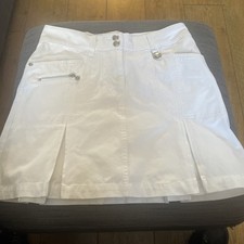 Daily Sport White Skort Size 8 Golf * Tennis * Sports * W 30/32in length 17in