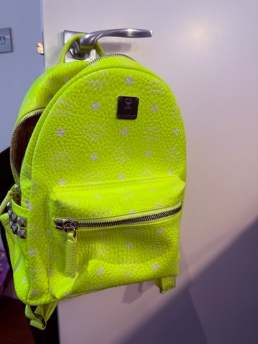Mcm backpack medium neon - backpack,