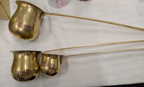 Vintage set brass - of,