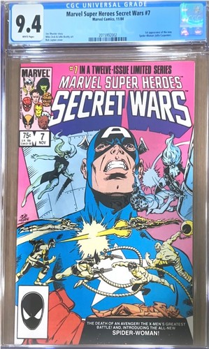 Secret wars cgc 4 - #7, 9.4