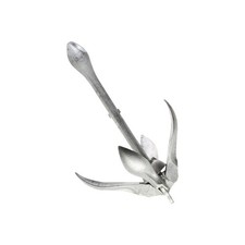 FOLDING GRAPNEL ANCHOR 2.5kg Dinghy Kayak Canoe Hot Dip Galvanised   ANGGP2.5