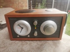 Tivoli Alarm Clock Radio - Model Three BT Bluetooth , AM/FM - Cherry & Taupe