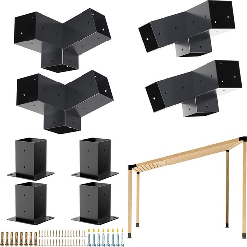 Pergola kit slanted roof - pergola,
