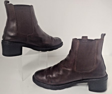 Ladies Brown Leather Womens Jodhpur Yard Riding Equestrian Ankle Boots Size UK 4