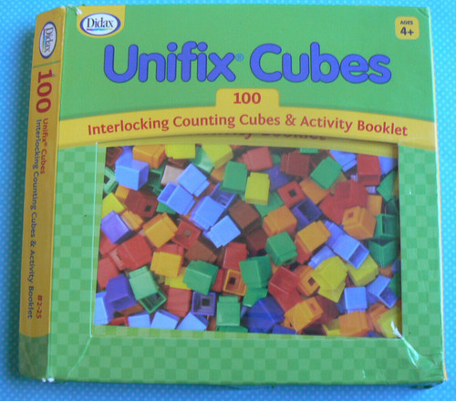 Unifix cubes 100 interlocking - unifix, cubes,100