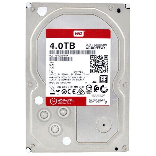 Western digital red pro 4tb - red,