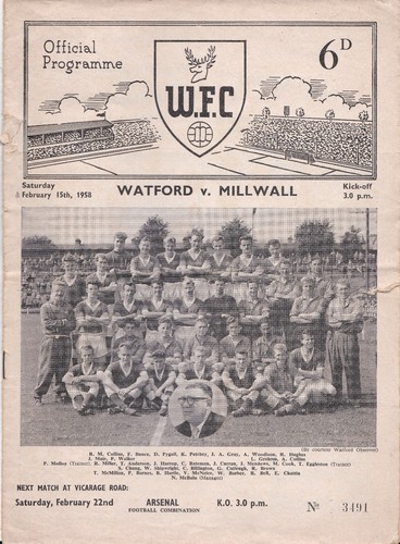 Watford millwall division - v,