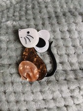 Cute Mouse Brooch In Acrylic