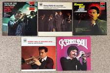 Collection of vinyl albums featuring Kenny Ball