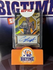 Israel Adesanya 2024 Topps Chrome UFC Marks Of Champion Gold Autograph /50🔥
