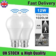 PIR Motion Sensor B22 LED Lamp Bulb Globe Auto ON/OFF Energy Saving Light NEW