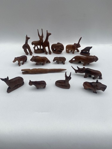 Wooden animals african hand - animals,