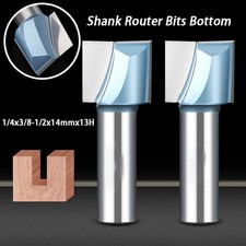 Shank Router Bits Bottom 1/4"