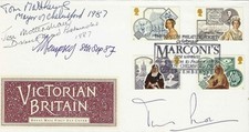 1987 Victorian Britain  Marconi Chelmsford Handstamp Signed Mayor, Postmaster