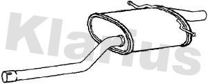 Rear muffler fits mini - fits,