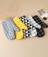 1 Pcs Heat-resistant Quilted Oven Gloves –comfortable for Baking & Cooking Uk |