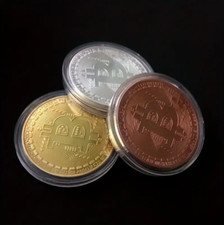 Bitcoin commemorative coin set - bitcoin,