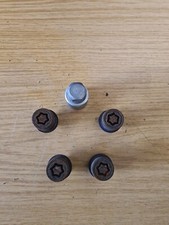 TOYOTA YARIS 2016 MK3 1.0L PETROL WHEEL X4 GENUINE LOCKING NUTS WITH LOCK KEY