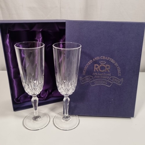 Rcr champagne glasses - rcr, lead