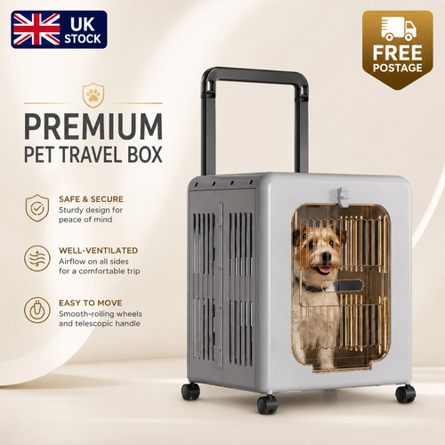 Large foldable rolling pet - foldable,