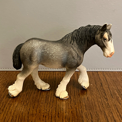 Schleich clydesdale mare grey - schleich,