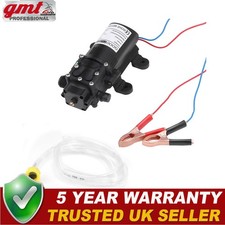 Extractor Pump Diesel Engine Electric Self-priming 12V Oil Change Tool Oil UK