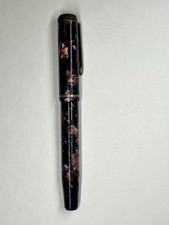 Mentmore Supreme 14K Gold Nib with Burgundy Vintage 1940s-50s Button Filler