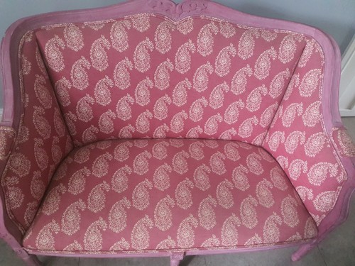Vintage pink occasional - vintage, sofa