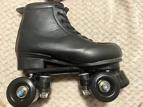 Black quad roller - black, skates