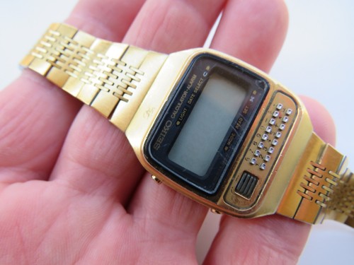Vintage men quartz lcd - quartz,