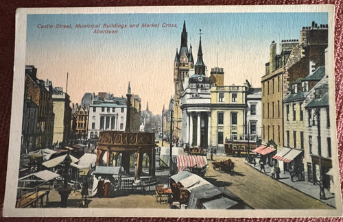 Antique postcard aberdeen - postcard,