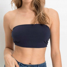 2 Pack Boob tubes Red & Navy