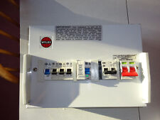 Vintage 1990s Metal Wylex NS Split Load Consumer Unit MCB RCBO