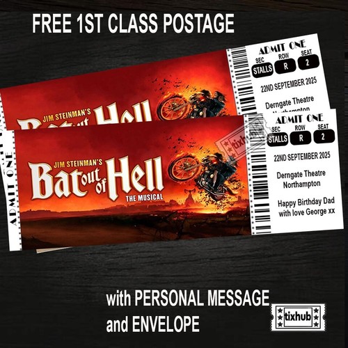 Bat out hell musical - of,