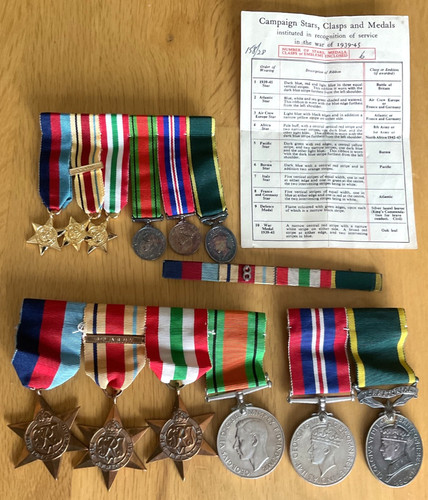 Ww2 medal group africa - ww2,