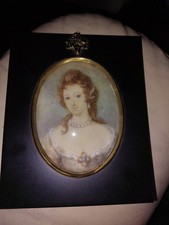 Antique Miniature Portrait