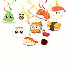 Sushi hanging swirls - fast, food