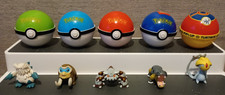 5 x 1.5" Pokemon Figures & Pokeball Nintendo Job Lot Bundle