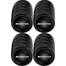 Set Of 4 Premium Metal Tyre Dust Valve Caps For All Mercedes Benz AMG Models