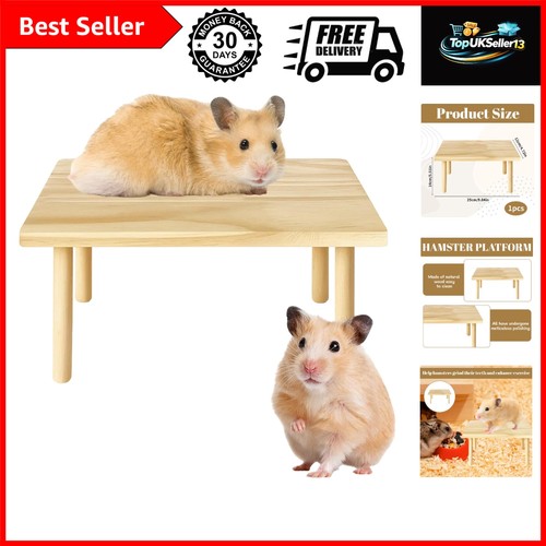 Wooden hamster cage platform - hamster,