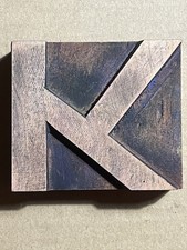 Letterpress K 8 X7 X2 Cm