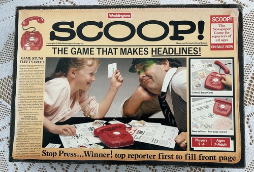 Waddingtons scoop vintage - waddingtons, scoop!