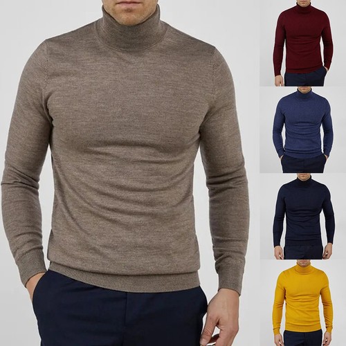 Mens long sleeve turtleneck - long,