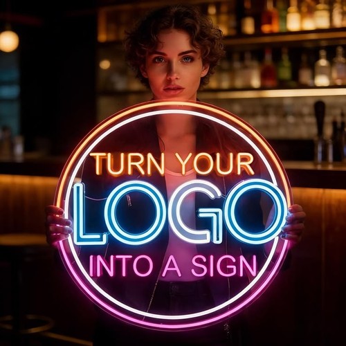 Your logo into neon sign - neon, best