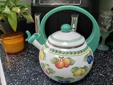 VILLEROY & BOCH FRENCH GARDEN WHISTLING KETTLE