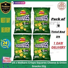 24 x Walkers Crisps Squares