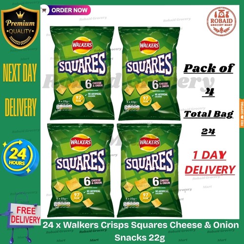 Walkers crisps squares - x,